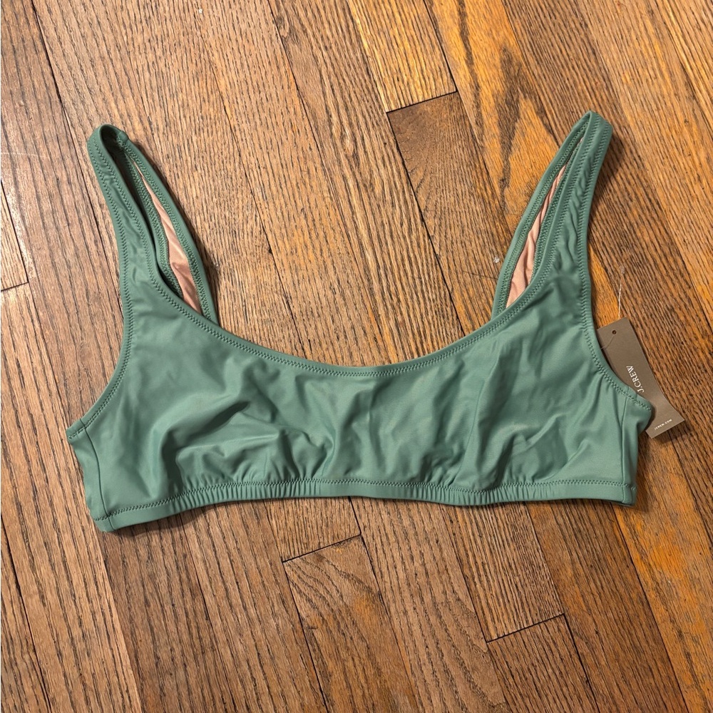 NWT J. Crew Heritage Scoopneck Bikini Top